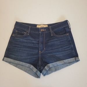 Hollister High Rise Denim Shorts